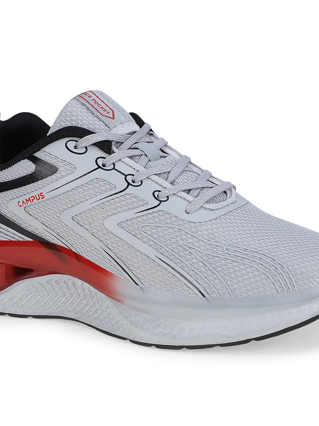 NOVAA Grey Men's Sports Shoes - Image 4