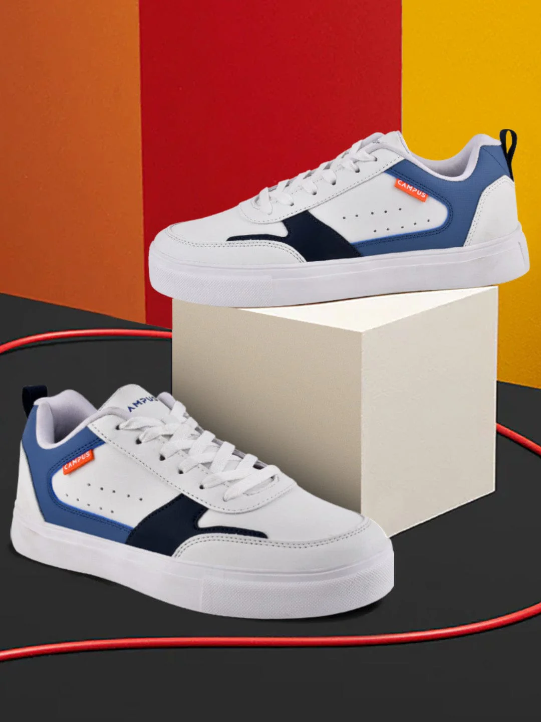 OG-01 White Men's Sneakers - Image 5