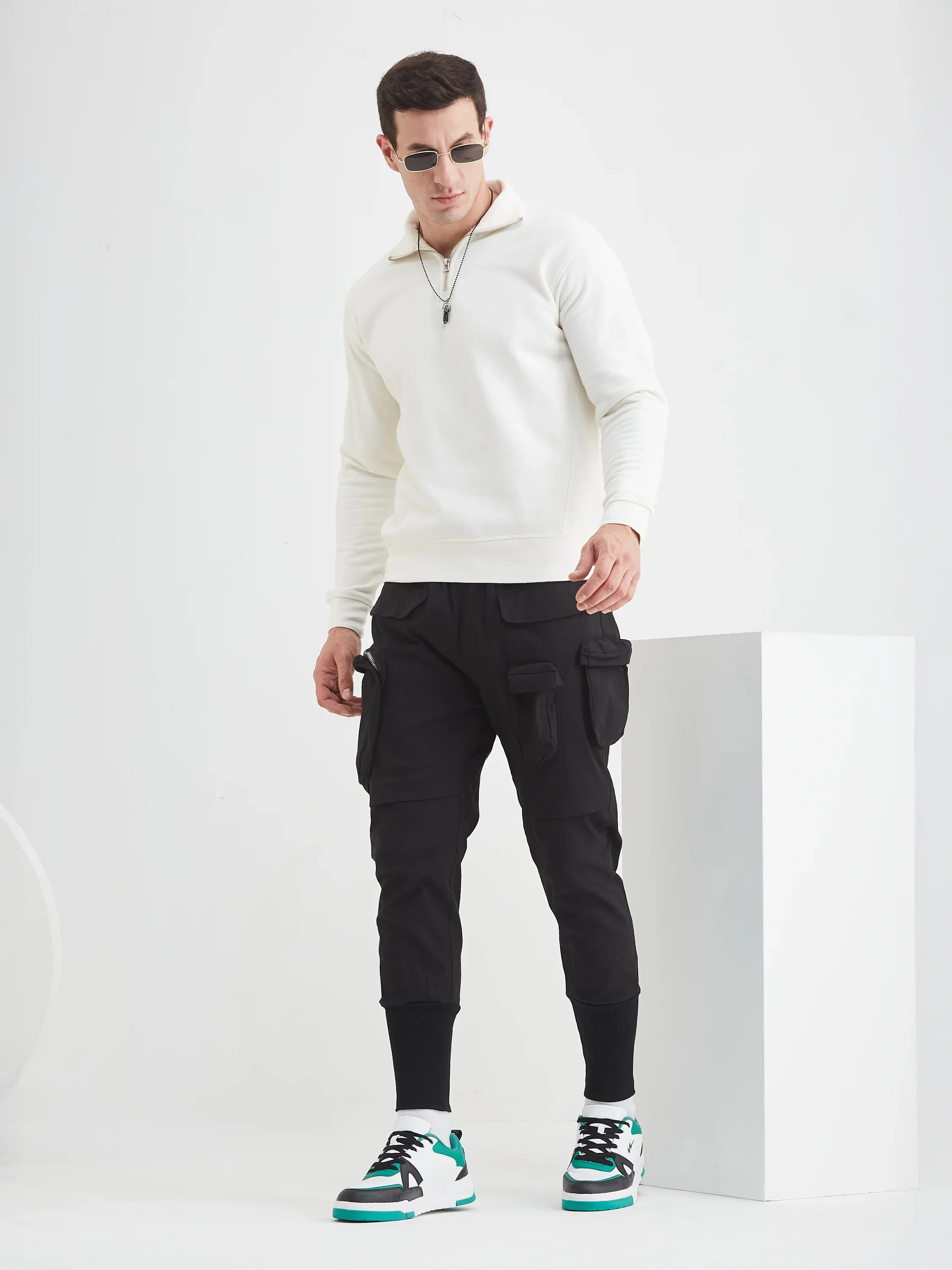 OG-27 White Men's Sneakers - Image 7