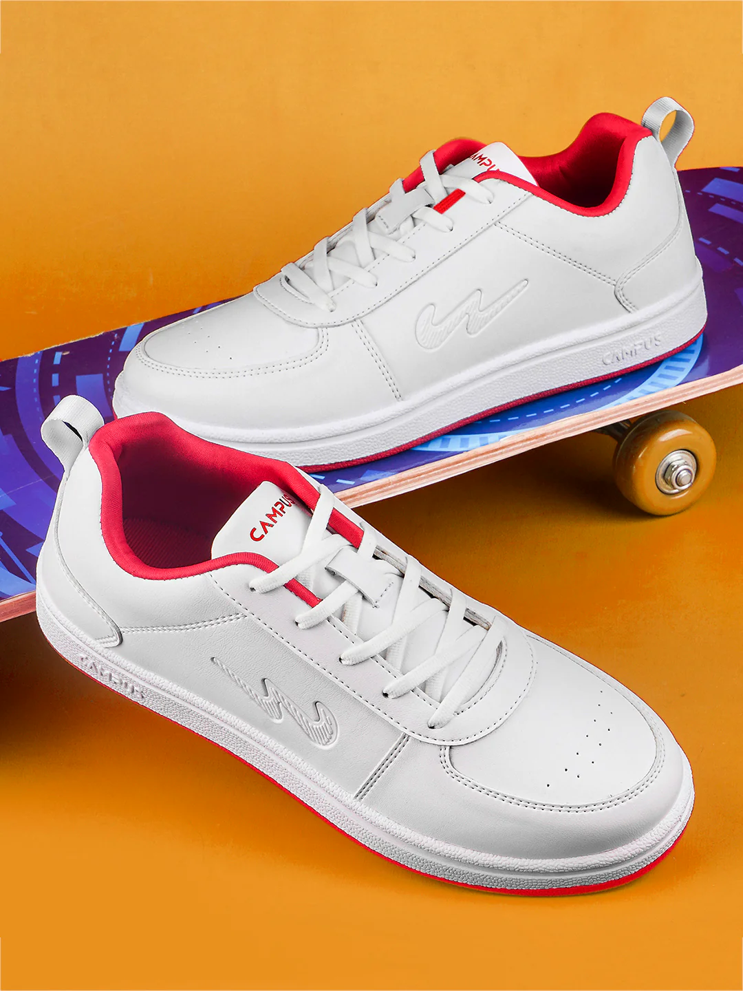OG-D4 White Men's Sneakers - Image 5