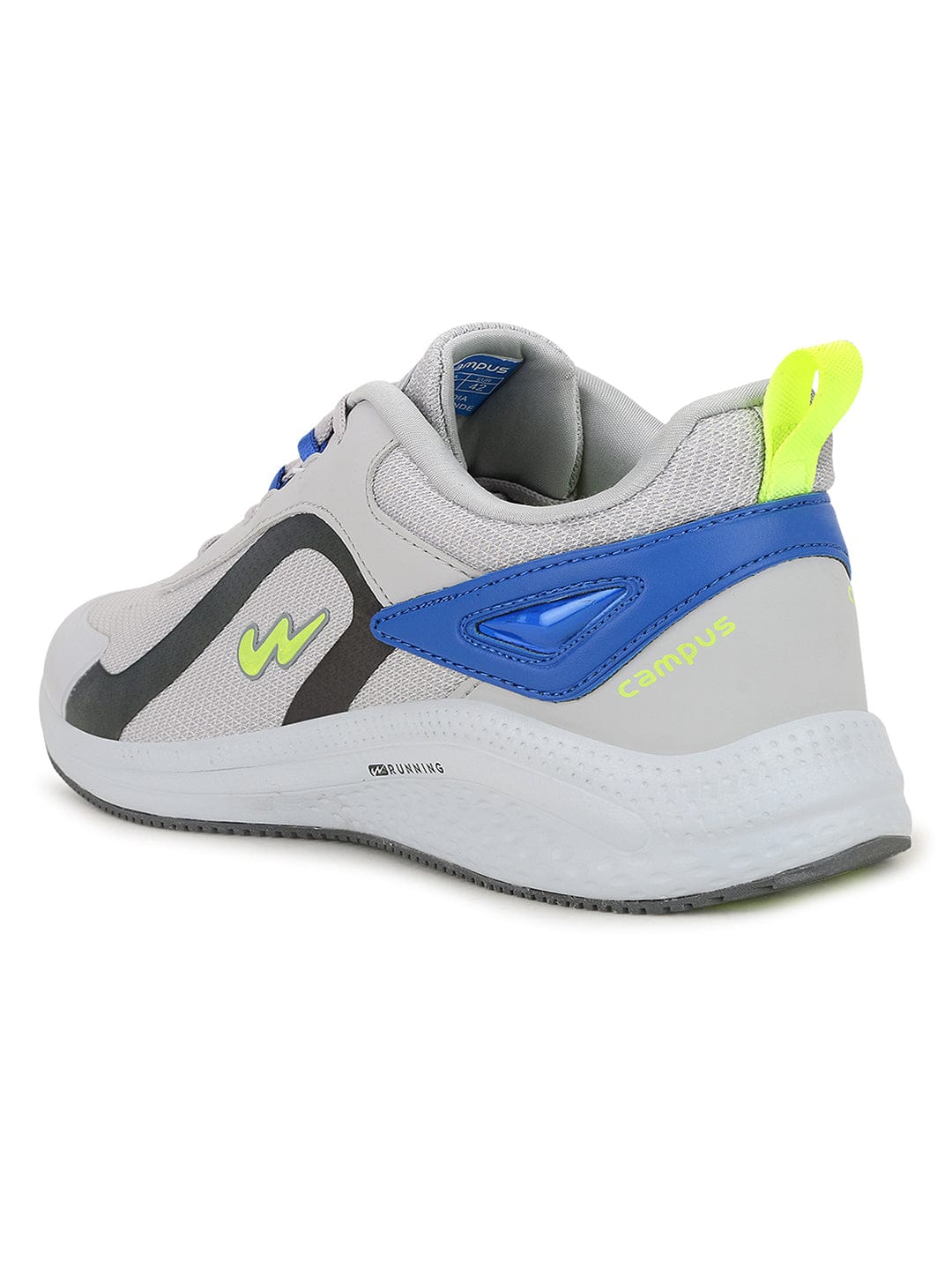 OMAX Grey Men's Running Shoes - Image 3