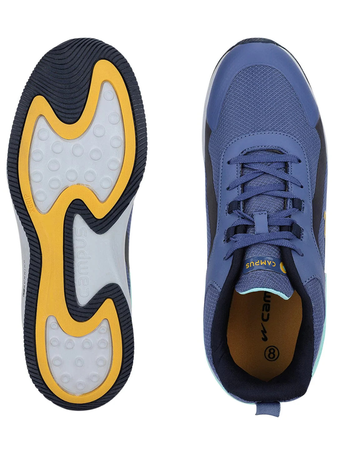 OMAX Blue Men's Running Shoes - Image 4