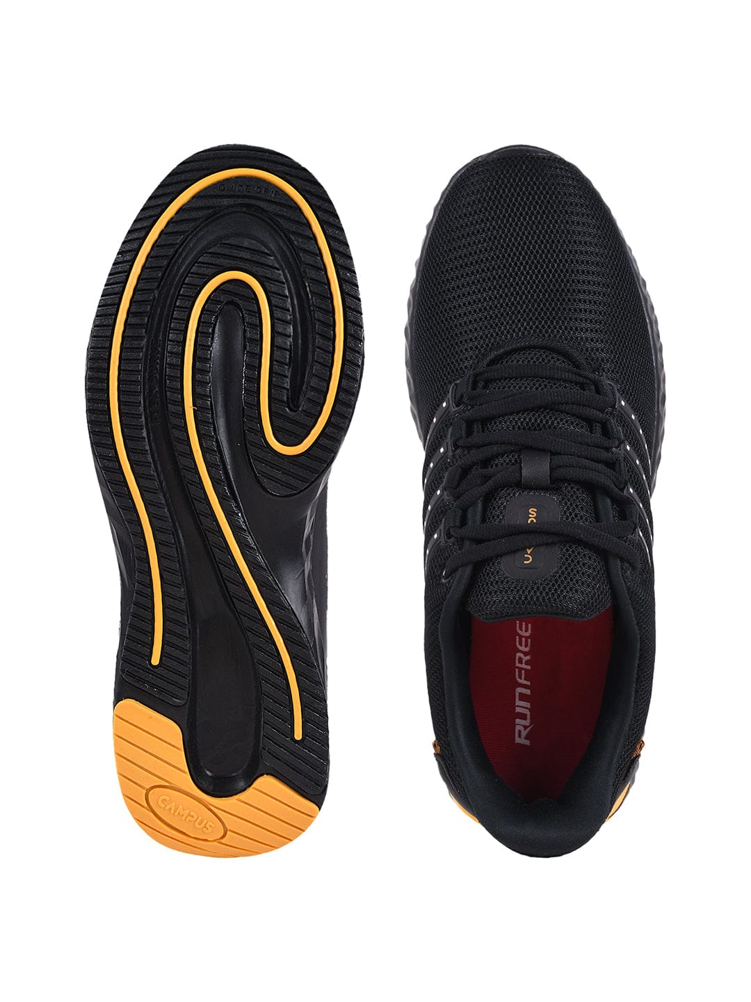 OSLO PRO Black Men's Sports Shoes - Image 4