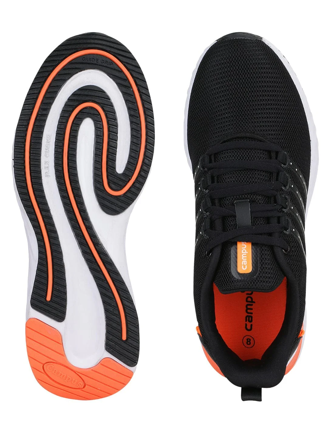 OSLO PRO Black Men's Sports Shoes - Image 3