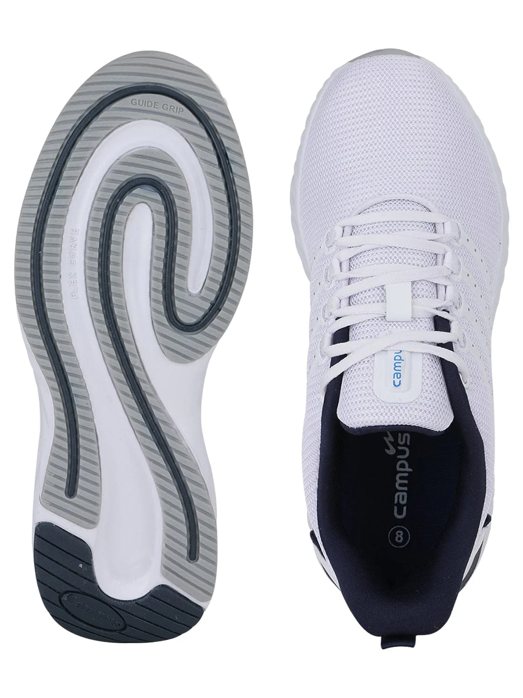 OSLO PRO White Men's Sports Shoes - Image 4