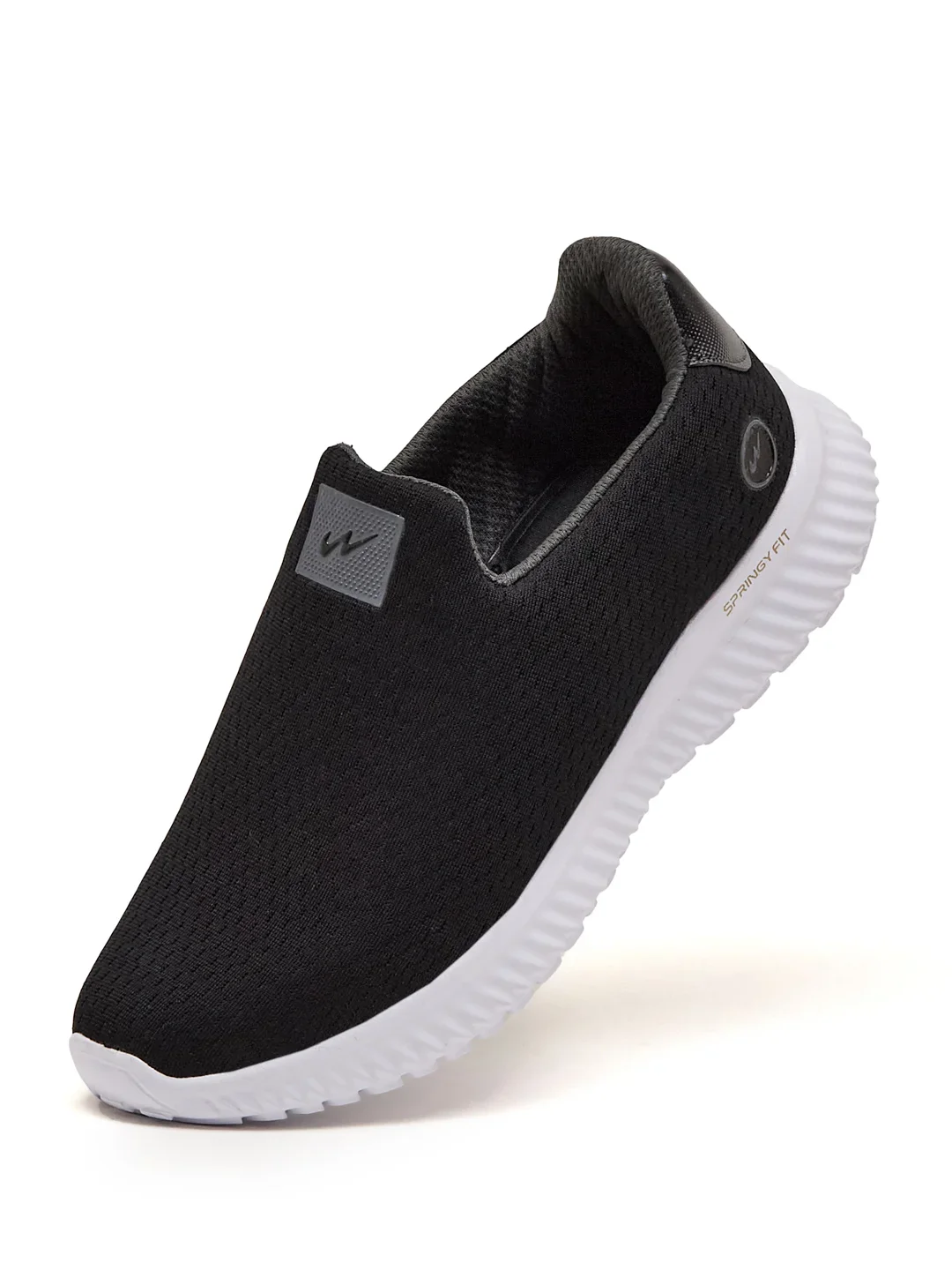 OXYFIT N Black Men's Walking Shoes - Image 3