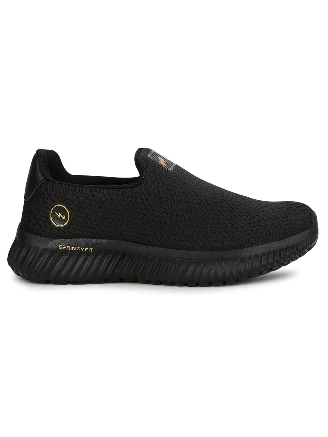 OXYFIT N Black Men's Walking Shoes - Image 2
