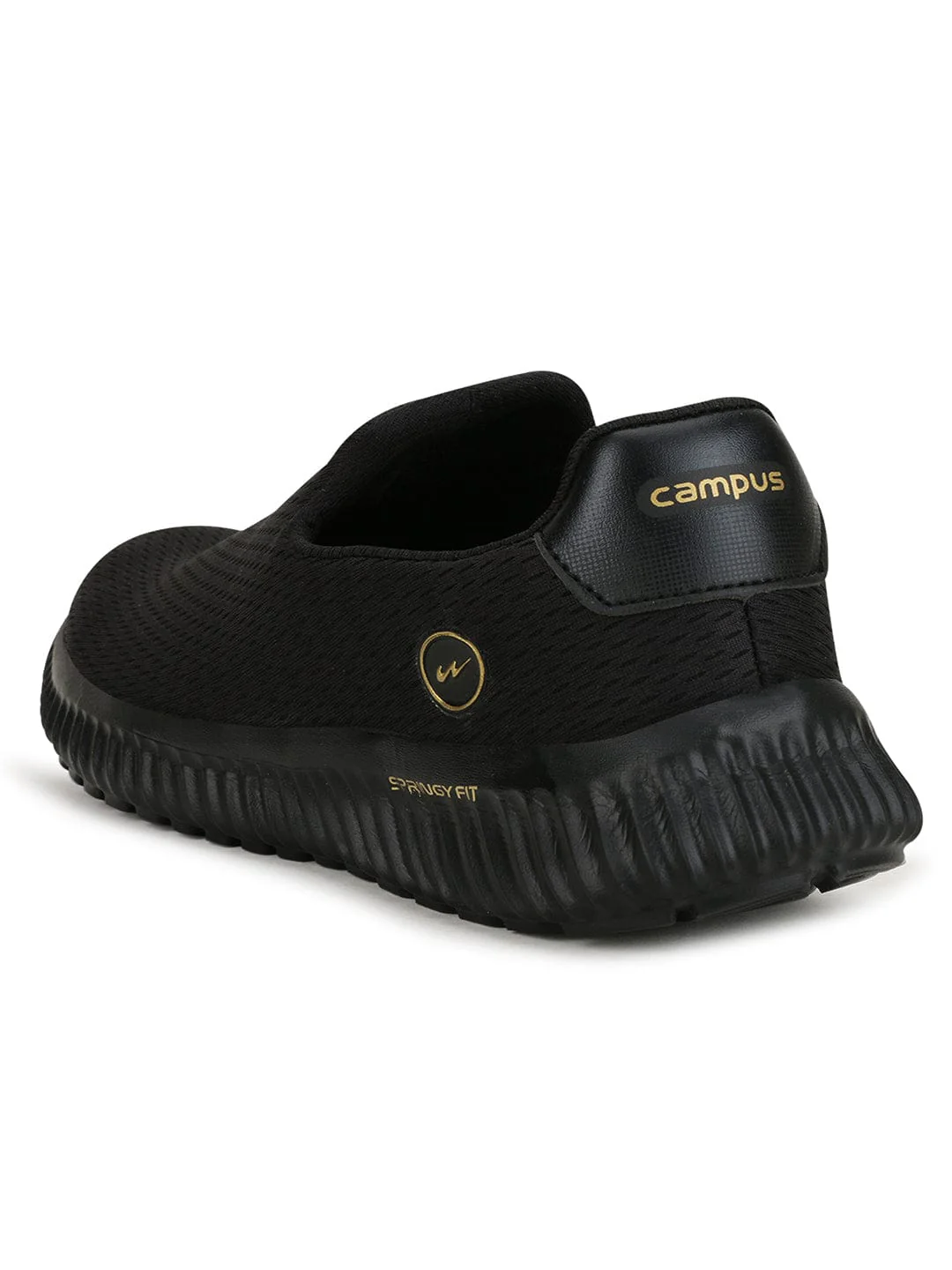 OXYFIT N Black Men's Walking Shoes - Image 4