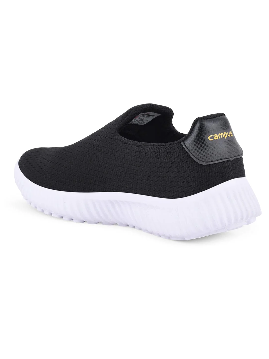 OXYFIT N Black Men's Walking Shoes - Image 3