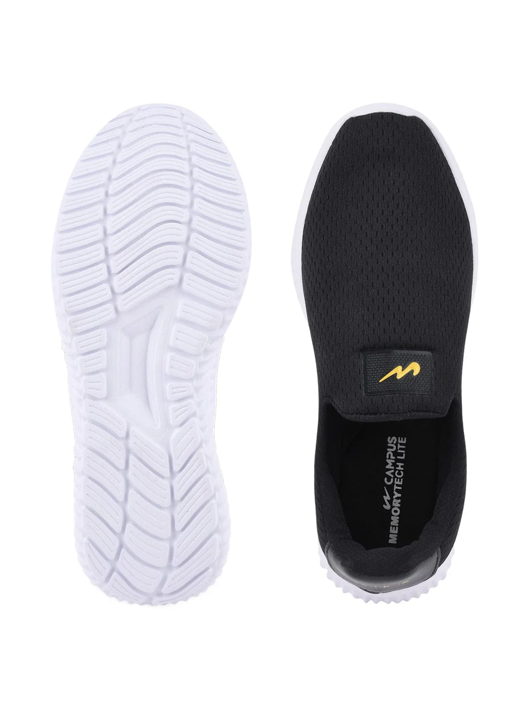 OXYFIT N Black Men's Walking Shoes - Image 4
