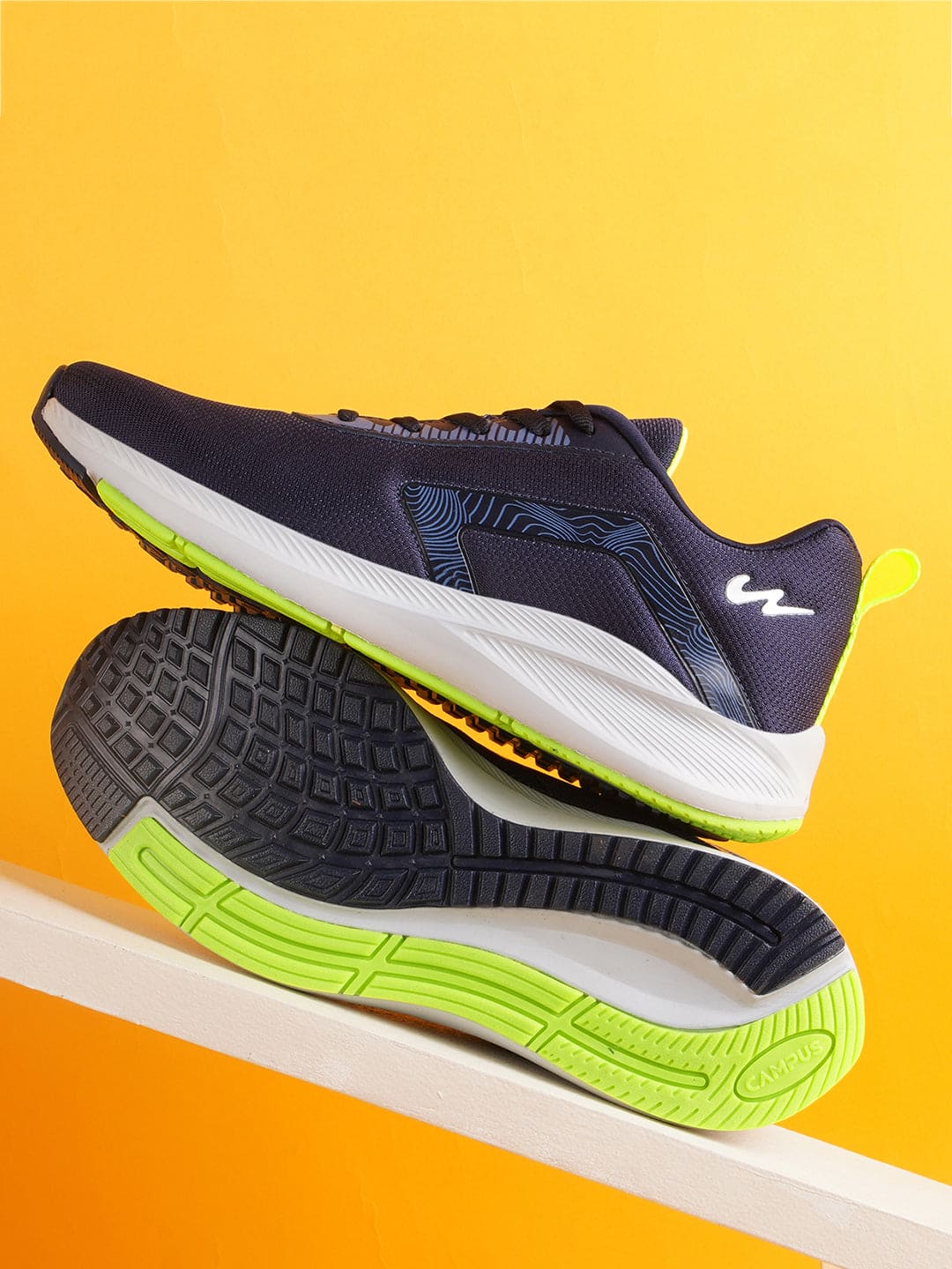 OZIL Navy Men's Running Shoes - Image 5