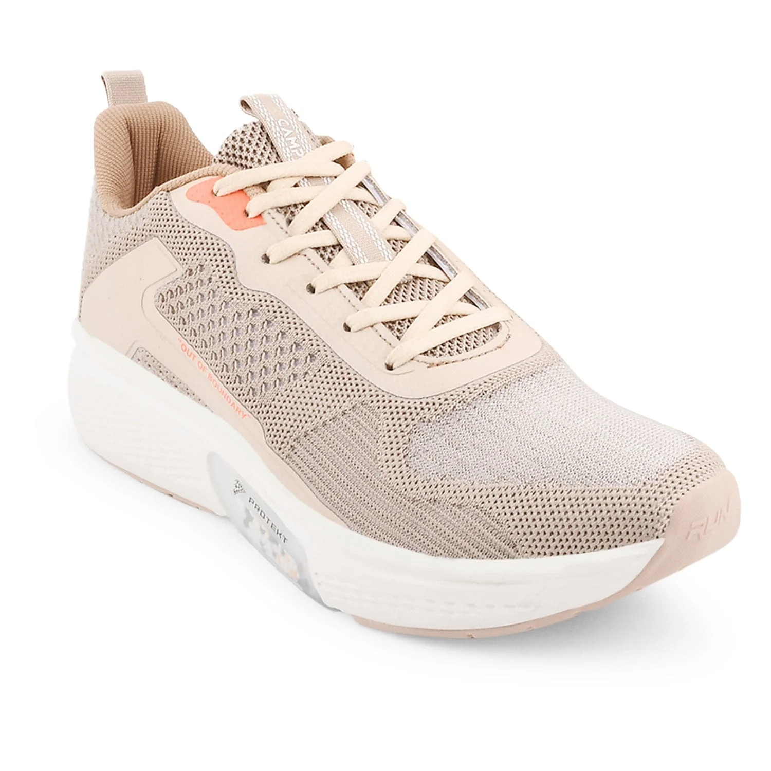 PARKY Beige Men's Running Shoes - Image 2