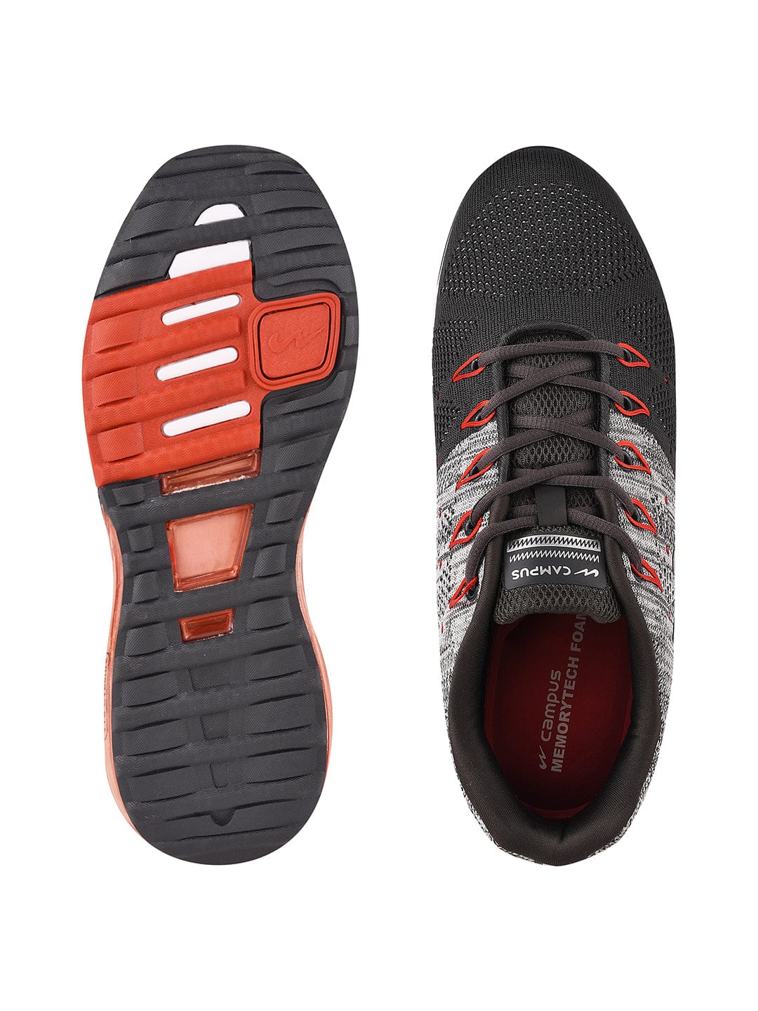 PERIS Grey Men's Running Shoes - Image 4
