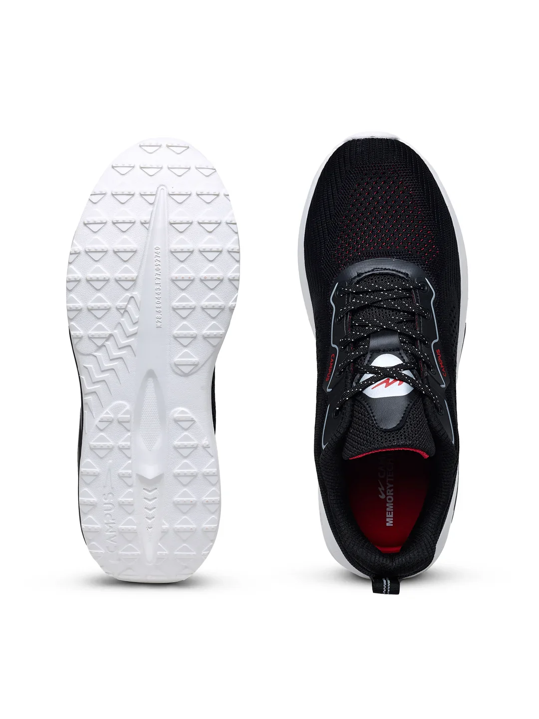 PIVOT Black Men's Running Shoes - Image 4