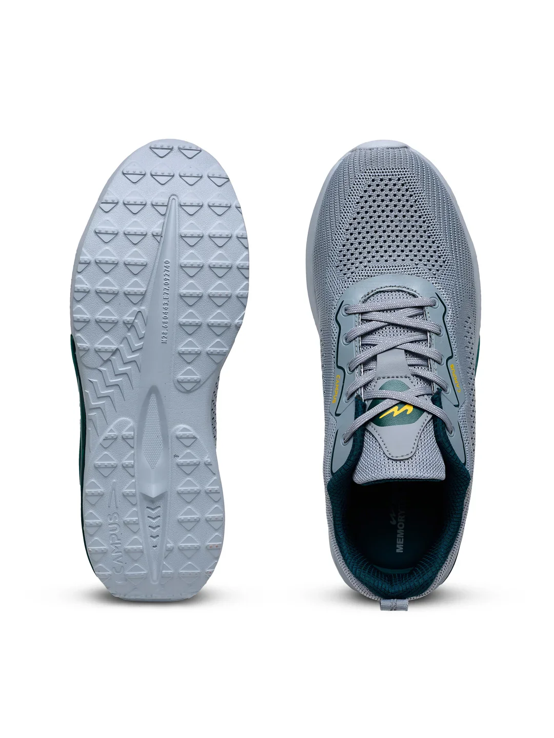 PIVOT Grey Men's Running Shoes - Image 4
