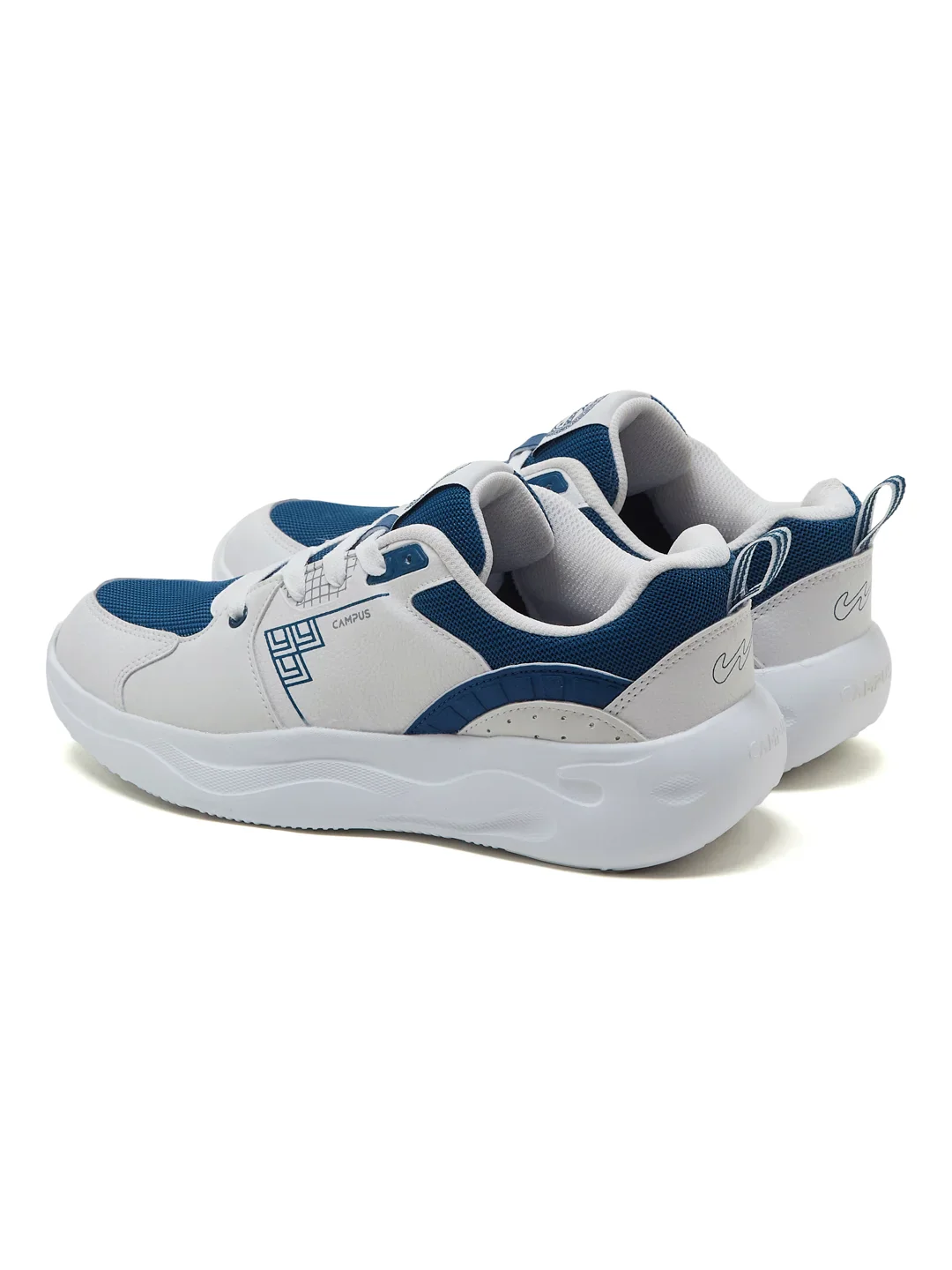 PLATO Blue Men's Sneakers - Image 5