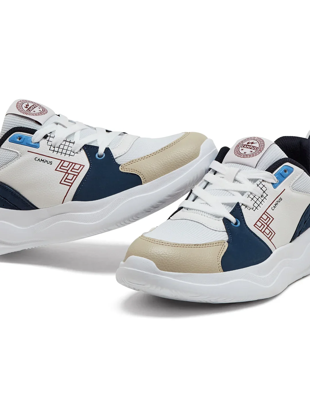PLATO White Men's Sneakers - Image 7