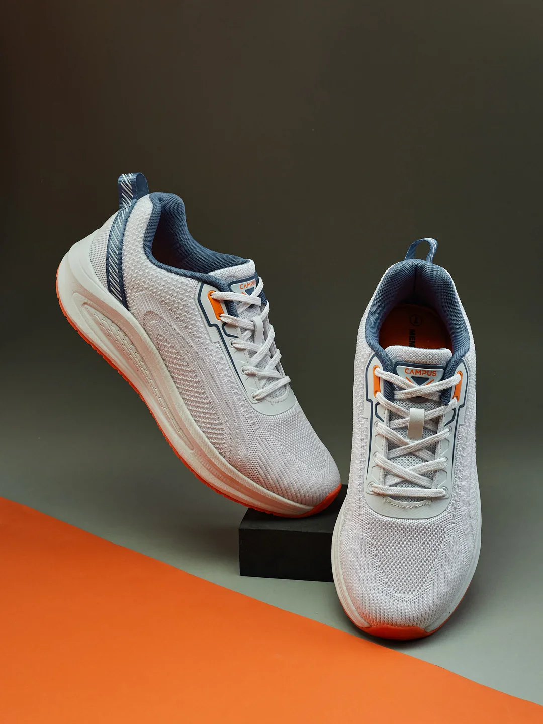 PLUSH White Men's Running Shoes - Image 7