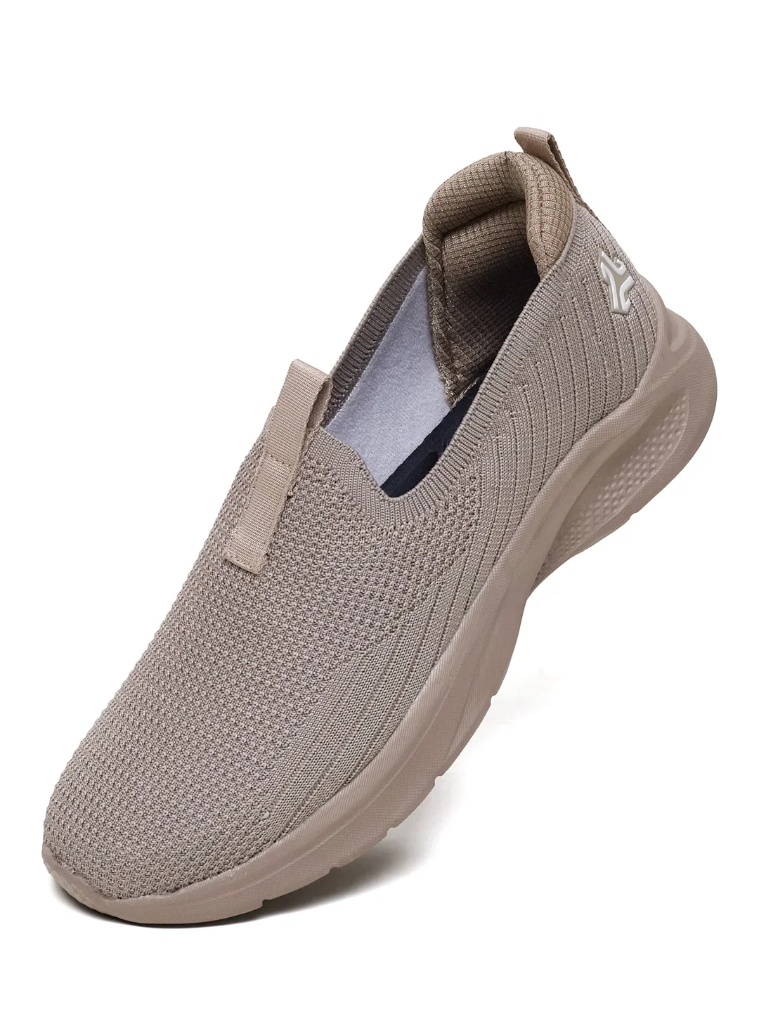 PLUZZ Beige Women's Walking Shoes - Image 3