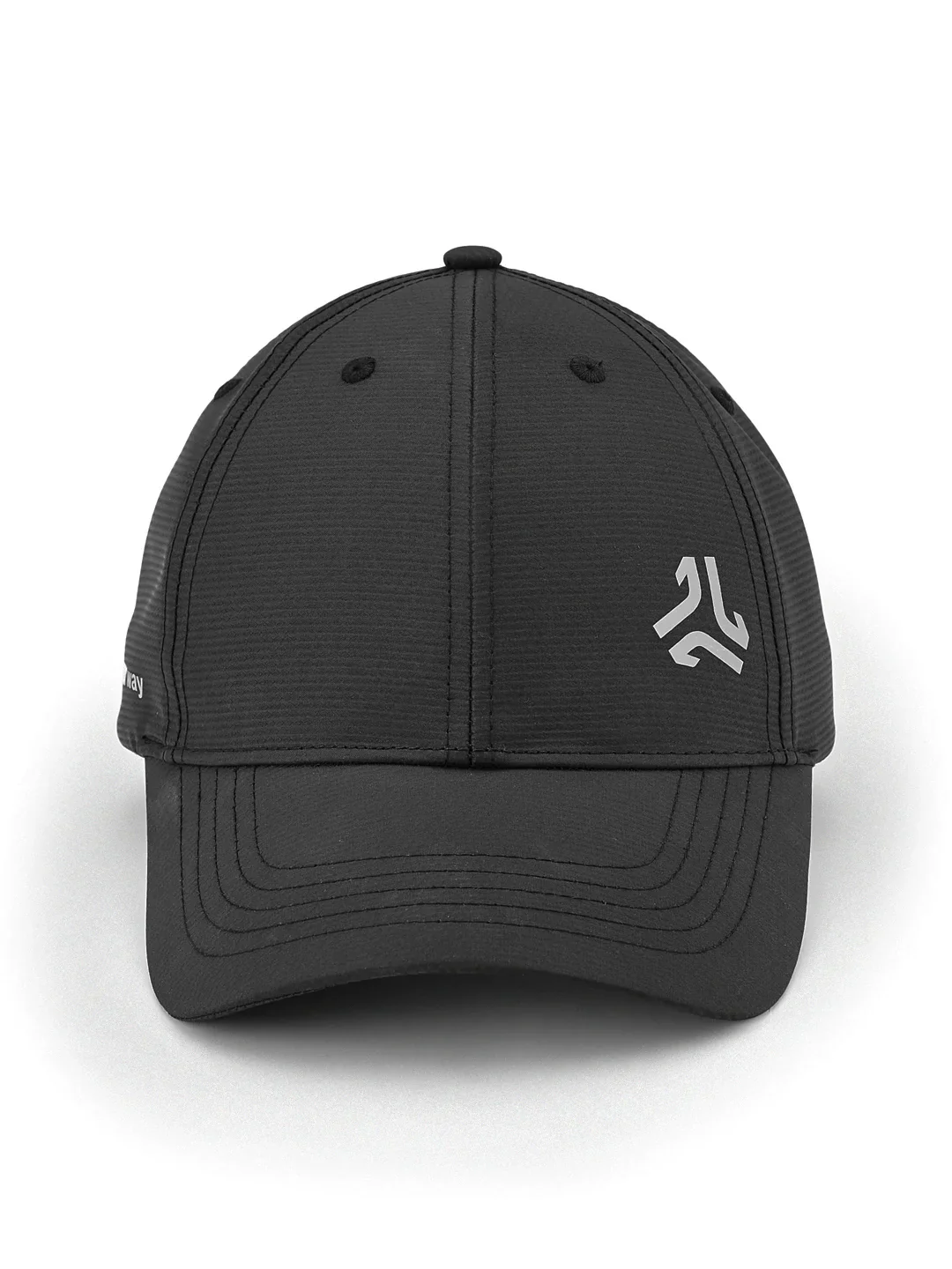Polyester Solid Black Unisex Cap - Image 7
