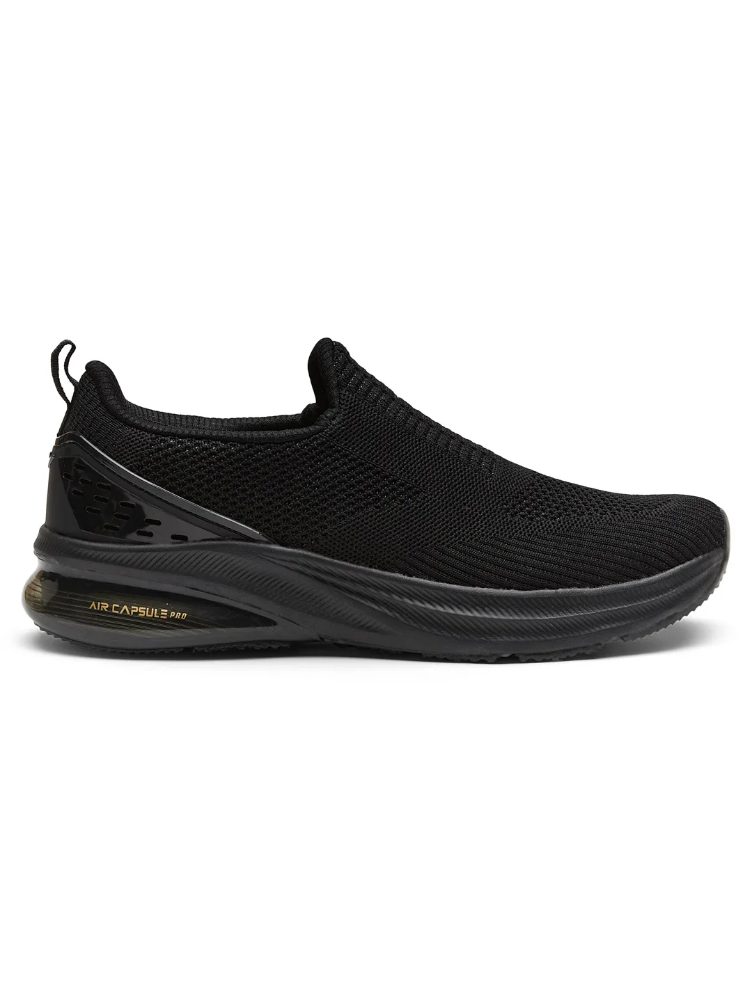 PORIUM Black Men's Walking Shoes - Image 2