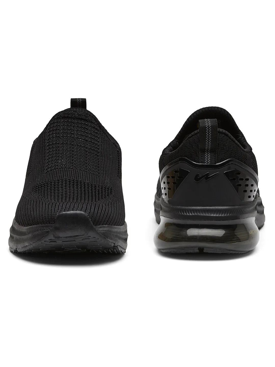 PORIUM Black Men's Walking Shoes - Image 4