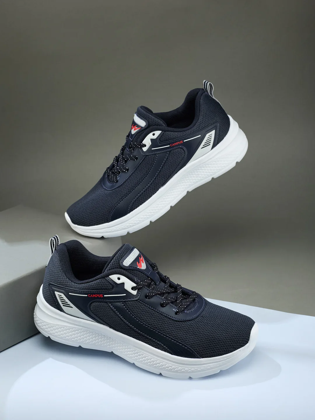 PORT Navy Men's Running Shoes