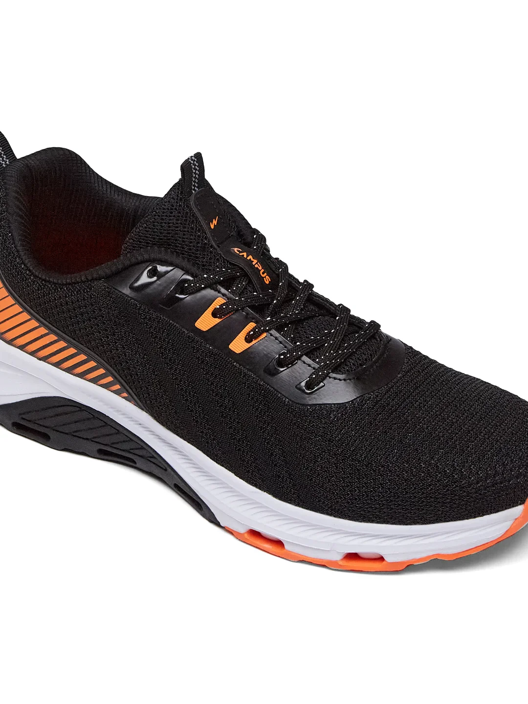 PORTAL Black Men's Running Shoes - Image 7