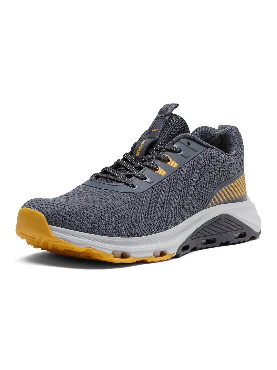 PORTAL Grey Men's Running Shoes - Image 6