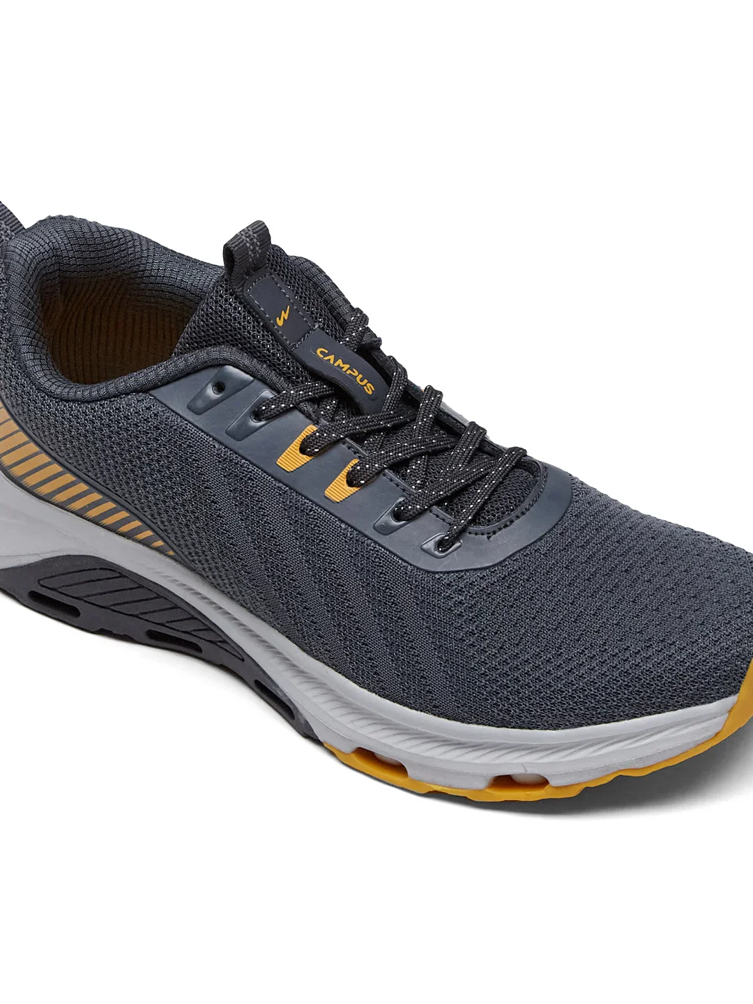 PORTAL Grey Men's Running Shoes - Image 7