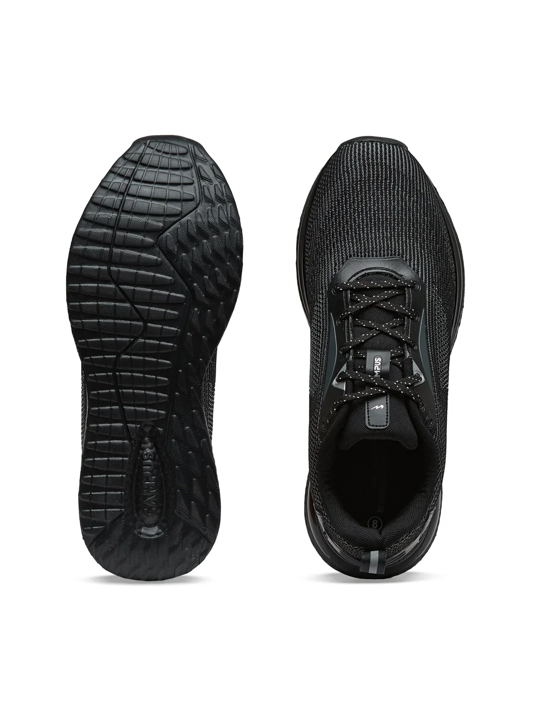 PREXTON Black Men's Running Shoes - Image 5