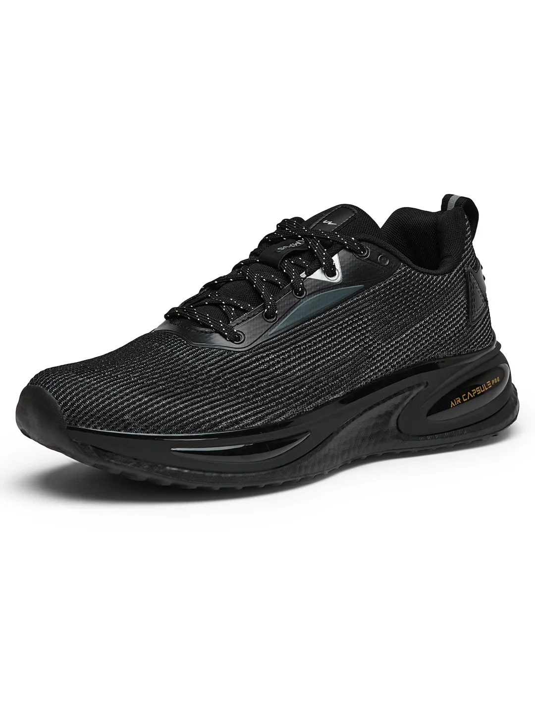 PREXTON Black Men's Running Shoes - Image 6