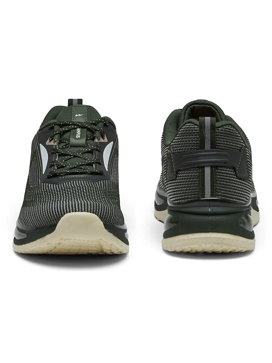 PREXTON Olive Men's Running Shoes - Image 4
