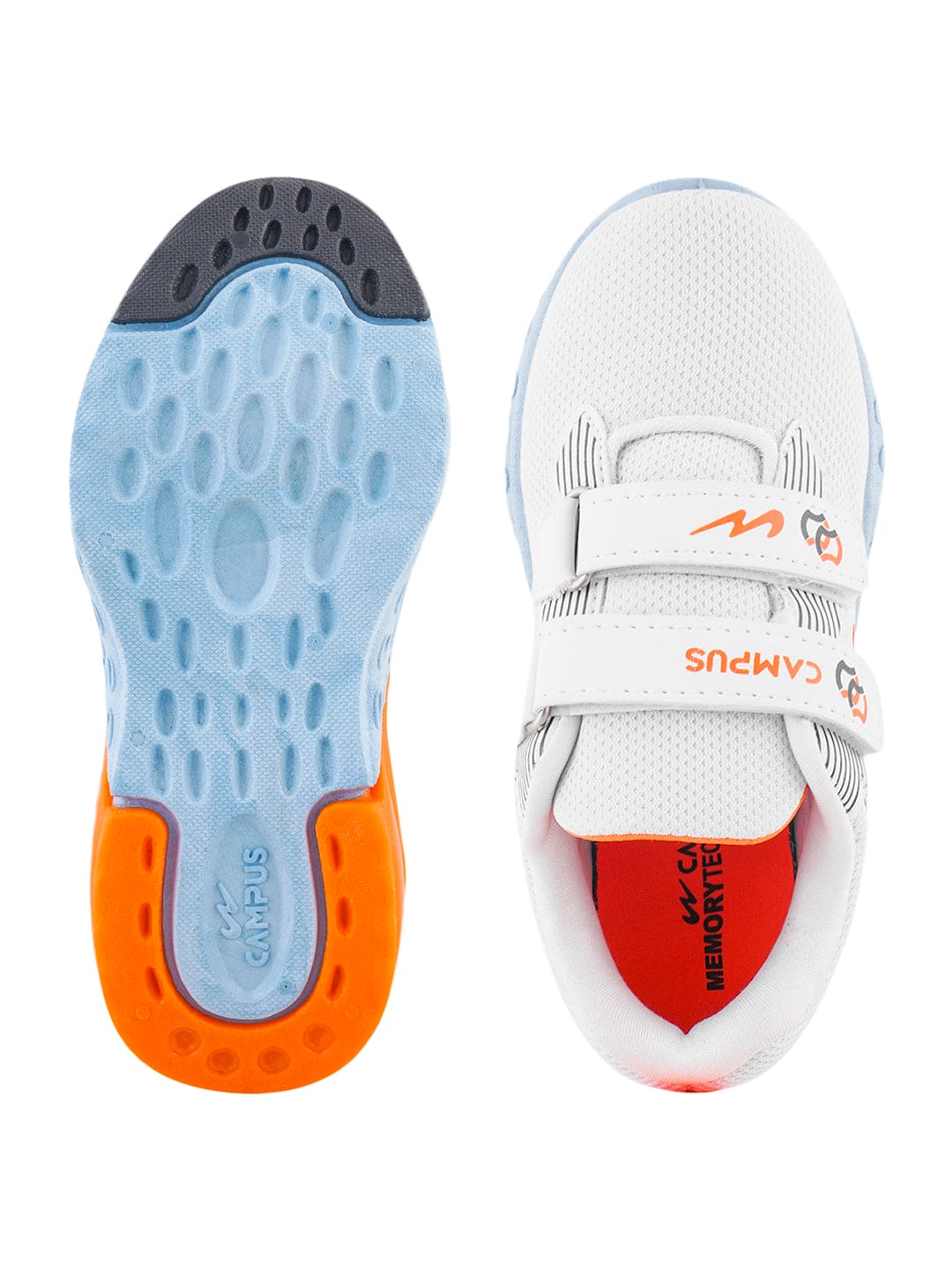 PT-106V White Kid's Running Shoes - Image 4