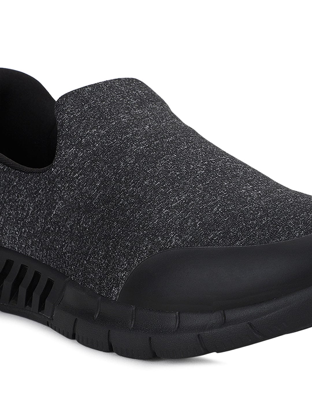 QUBA Black Men's Walking Shoes - Image 4