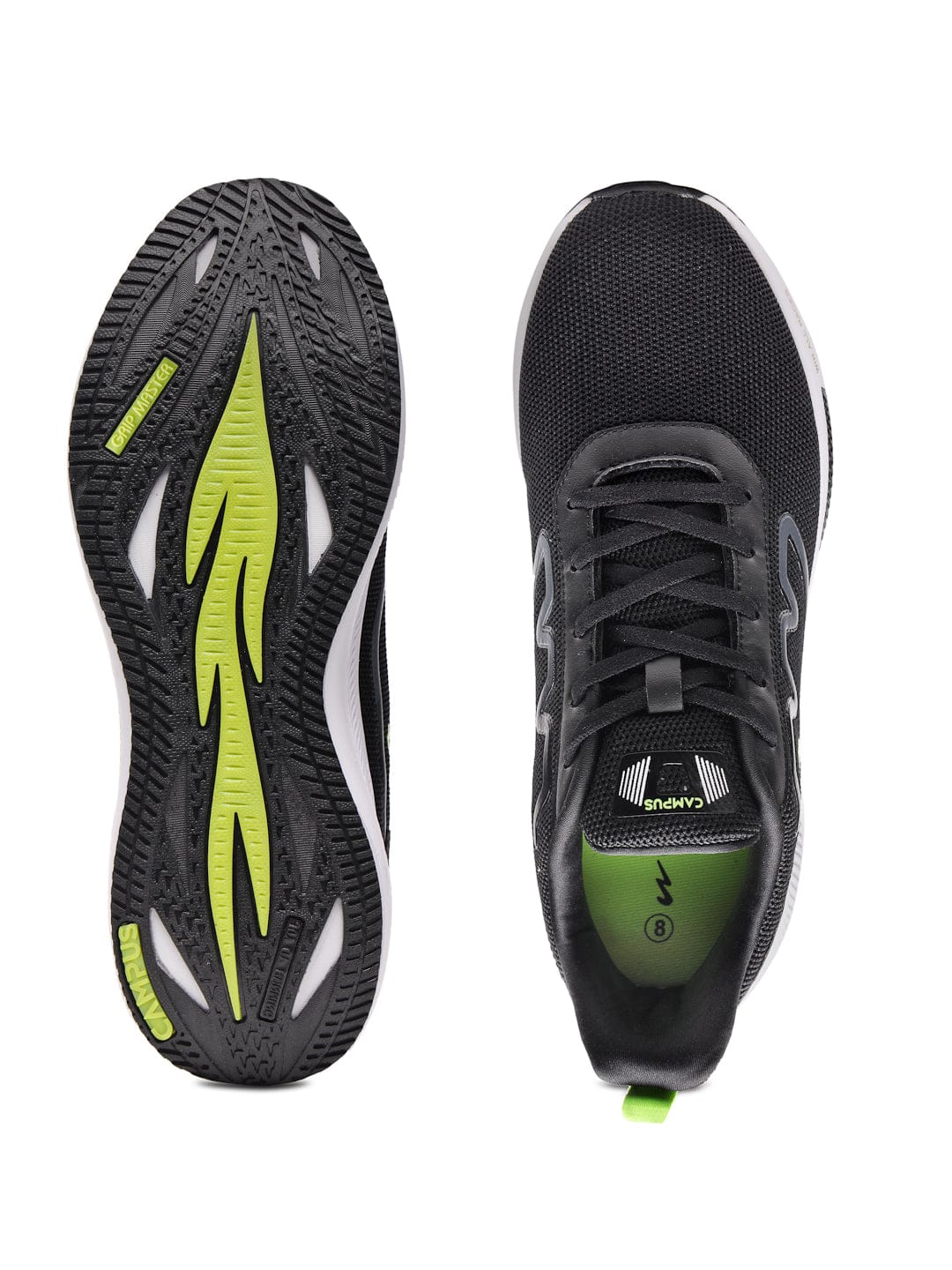 RAKE Black Men's Running Shoes - Image 4