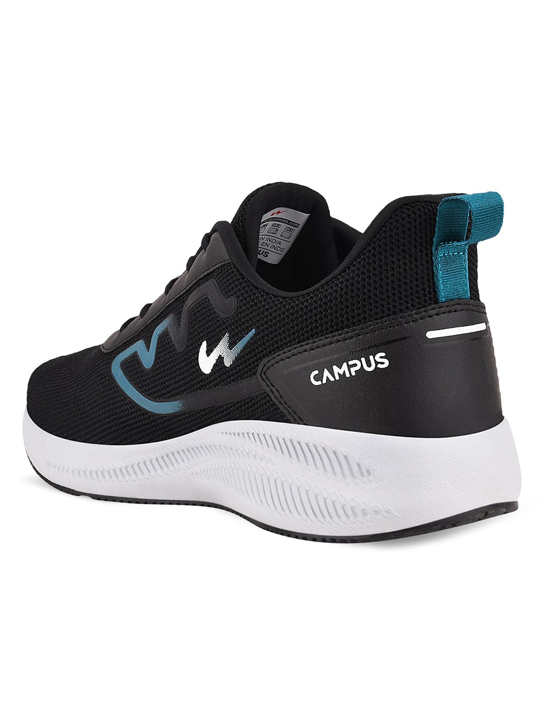 RAKE Black Men's Running Shoes - Image 3