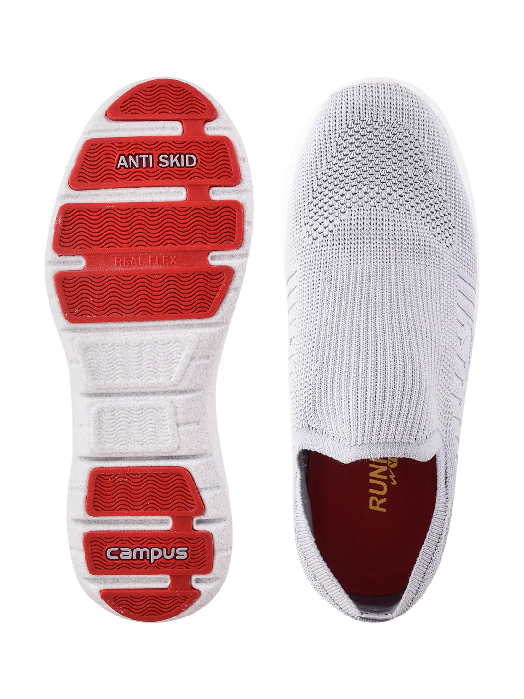 RAY Grey Men's Walking Shoes - Image 5
