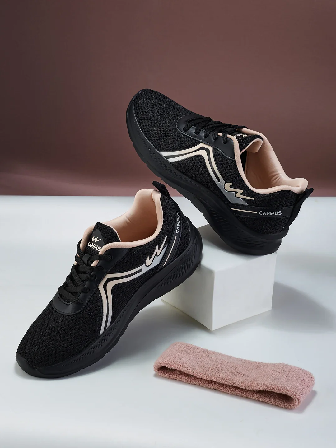 RAYE Black Women's Running Shoes - Image 7