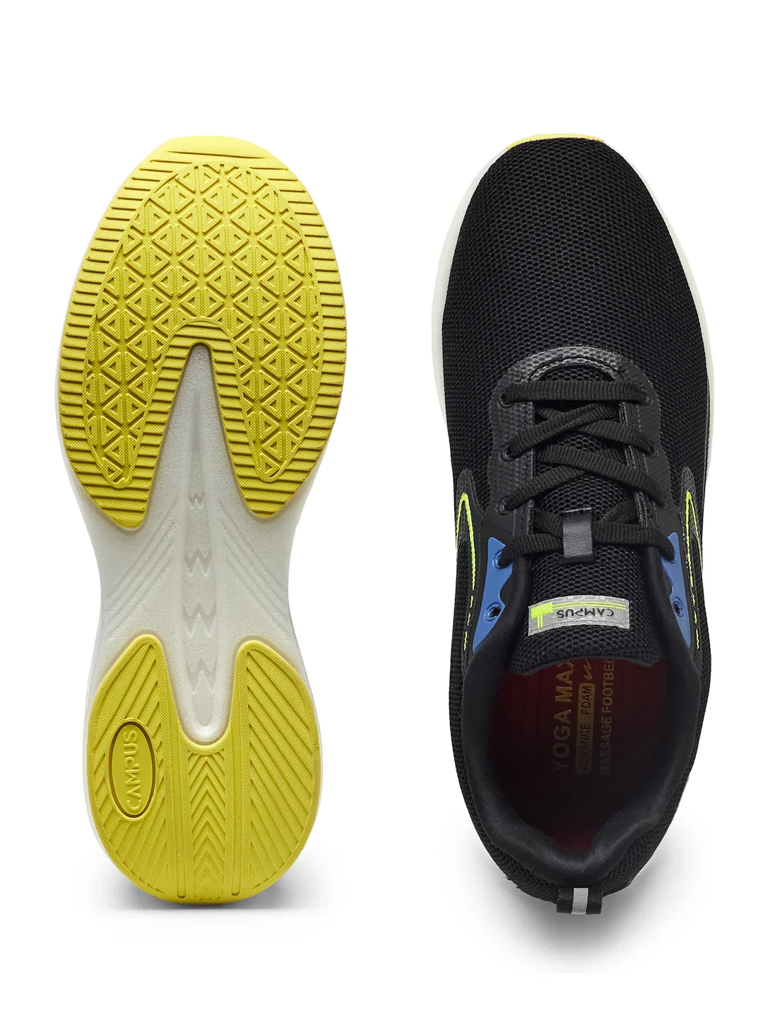 REBEL Black Men's Running Shoes - Image 4