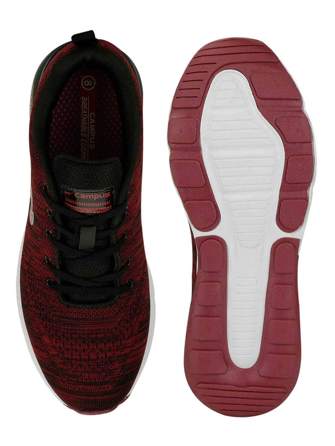 REMO Red Men's Sports Shoes - Image 4