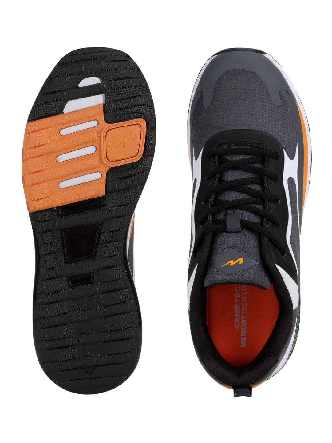 RENEGADE Grey Men's Running Shoes - Image 4