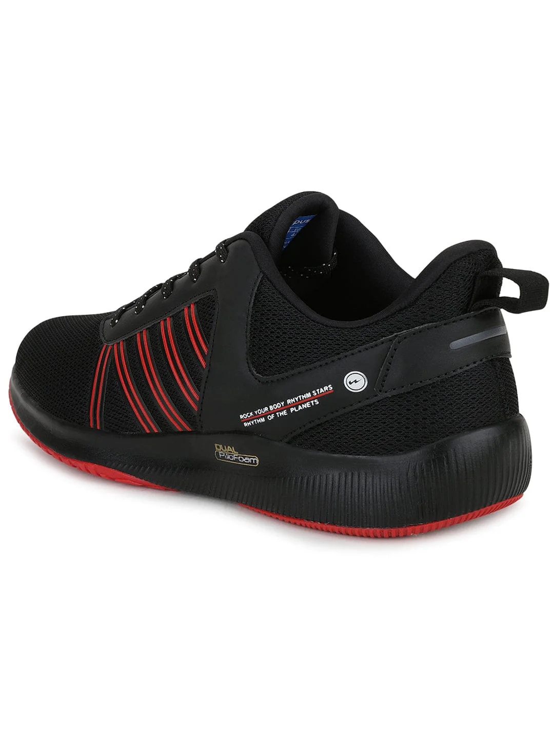 ROC PRO Black Men's Running Shoes - Image 3