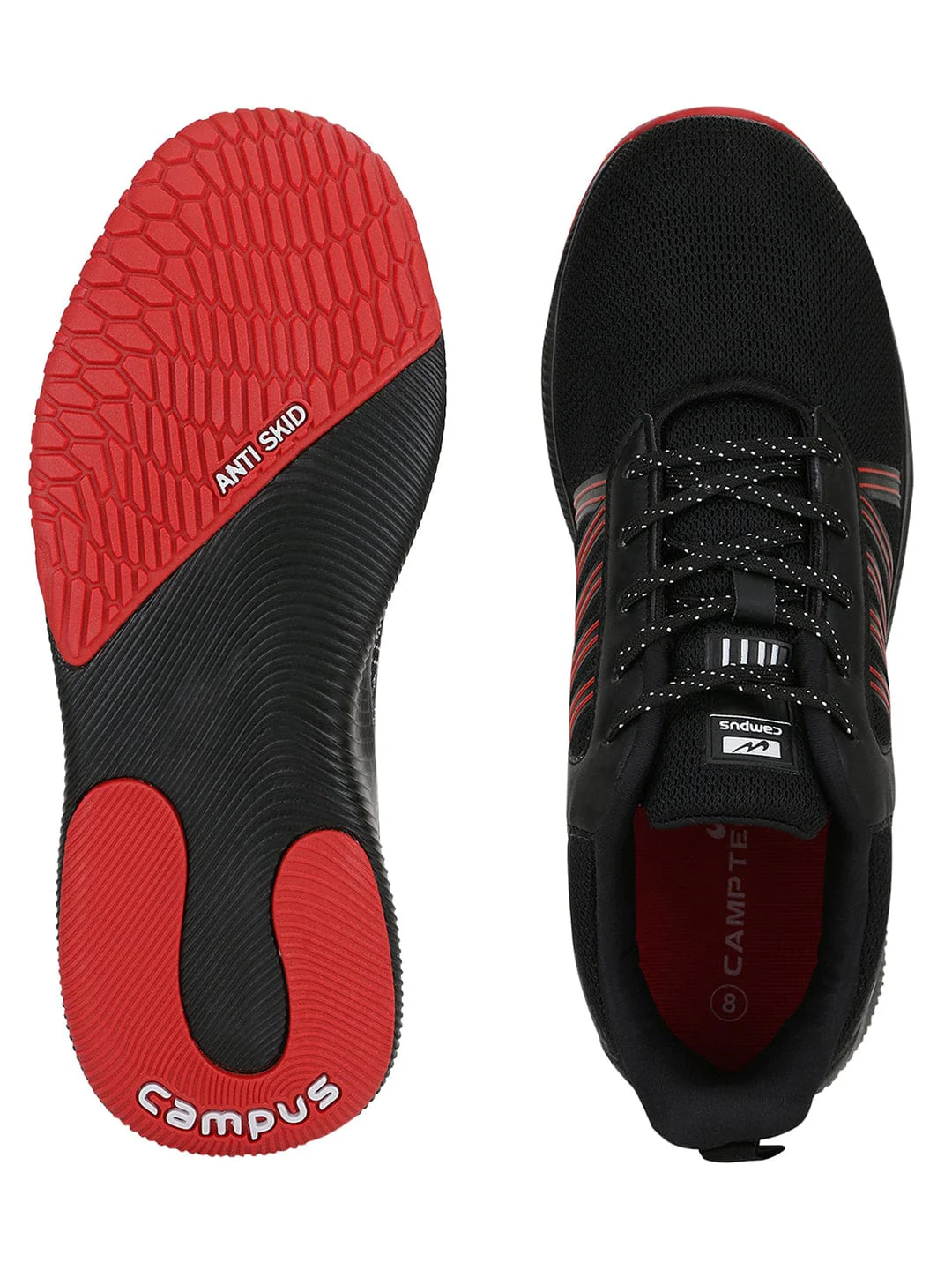 ROC PRO Black Men's Running Shoes - Image 4