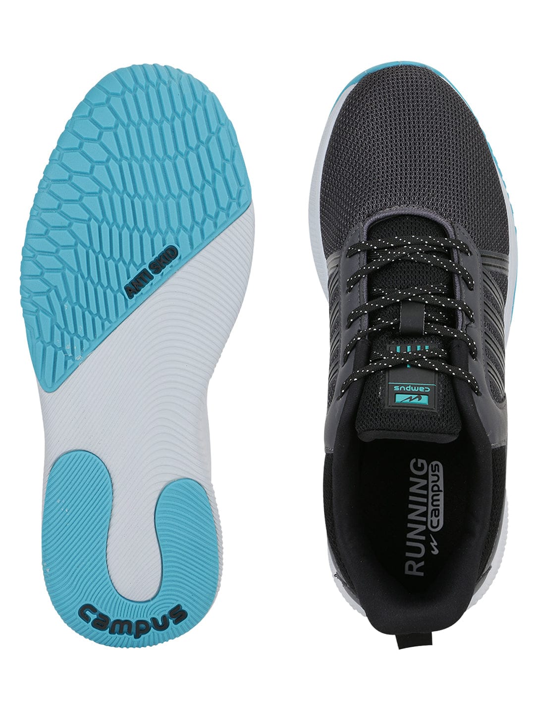 ROC PRO Grey Men's Running Shoes - Image 4