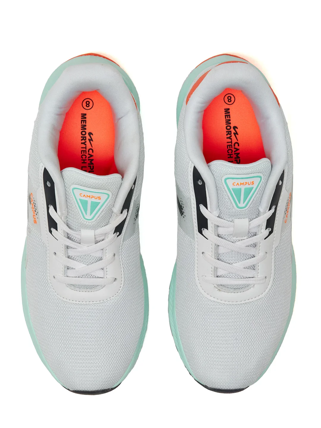 ROLLZ White Men's Running Shoes - Image 6