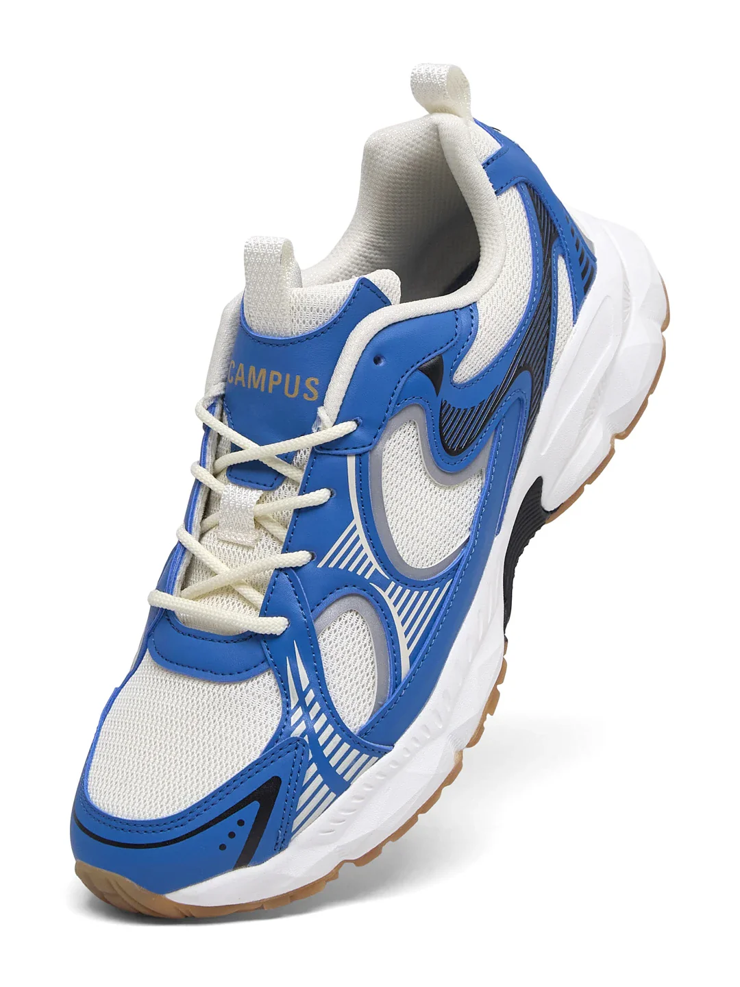 ROVERO White Men's Sneakers - Image 3