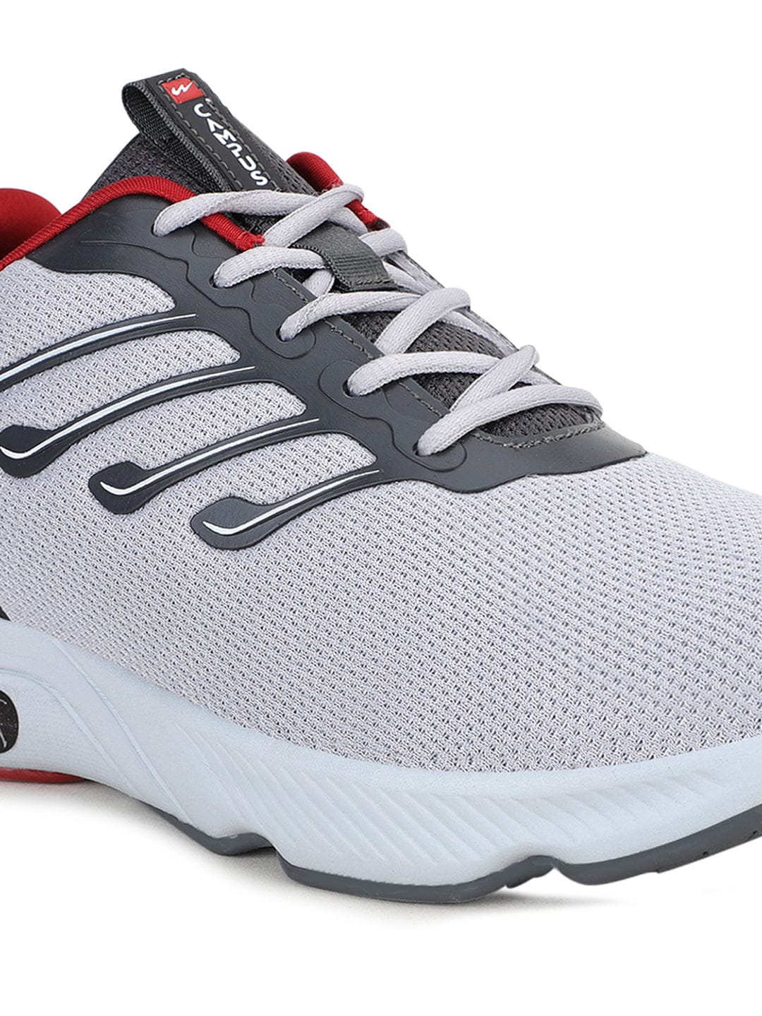 RUMBLE Grey Men's Running Shoes - Image 5