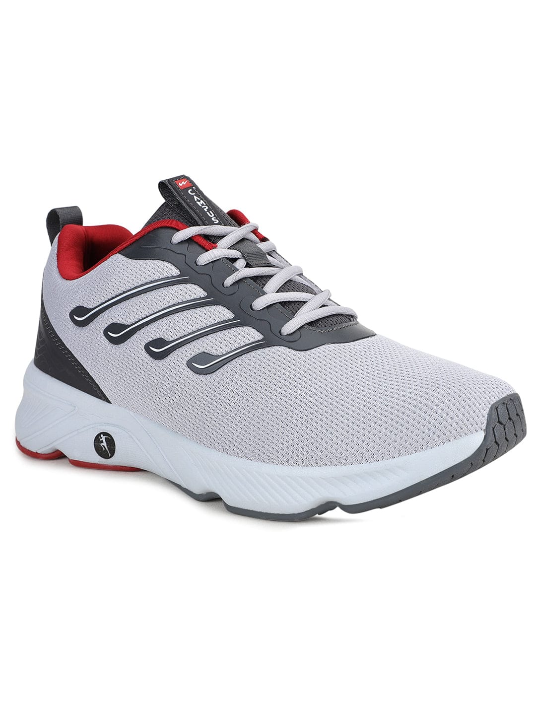 RUMBLE Grey Men's Running Shoes - Image 2