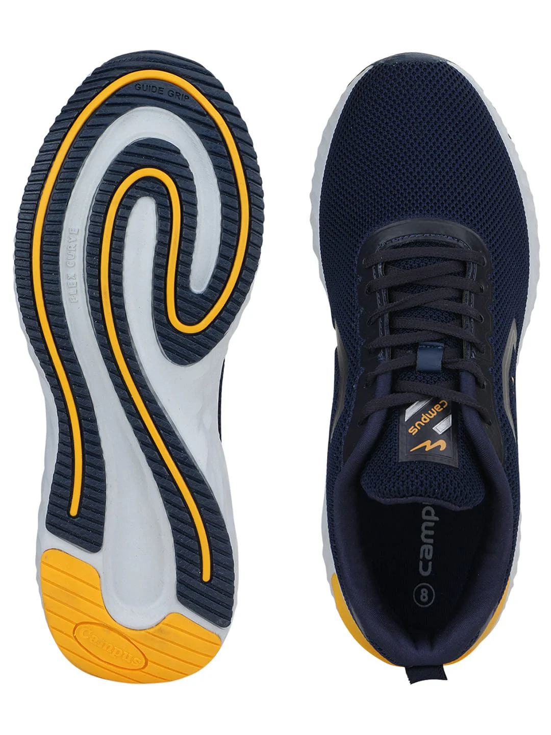 RUN Navy Men's Running Shoes - Image 4